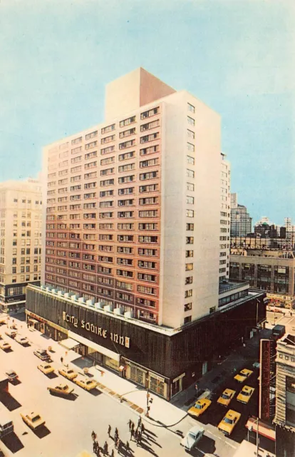 New York City NY Squire Motor Inn Motel Downtown Hotel 1960s Vtg Postcard V1