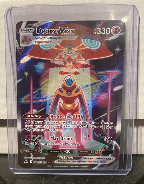 Pokemon Deoxys VMAX Alternative Art EN GG45/GG70 Zenit der König Crown Zenith