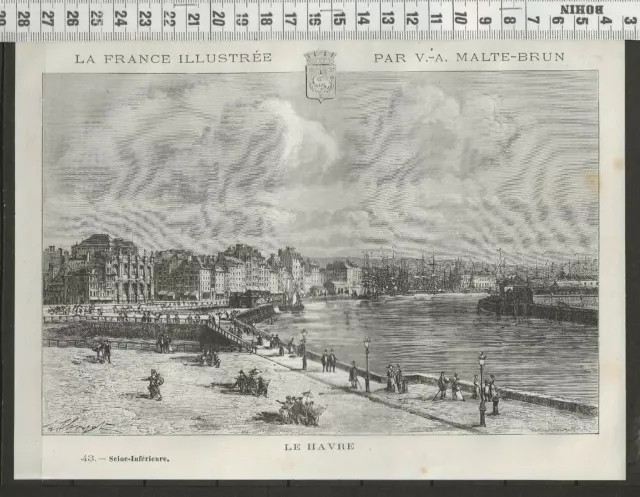G138 / Gravure 1865  /  Le Havre