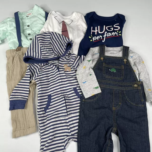 Carters, Cat & Jack Baby Boy 12 Month Clothing Lot  Bodysuit, Pants, Jeans