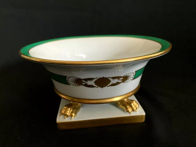 Herend Porcelain Handpainted Green (Orv) Cachepot 6491/Orv