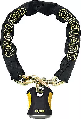 OnGuard Beast 8018 Chain lock 6ft Black/Yellow 45008018