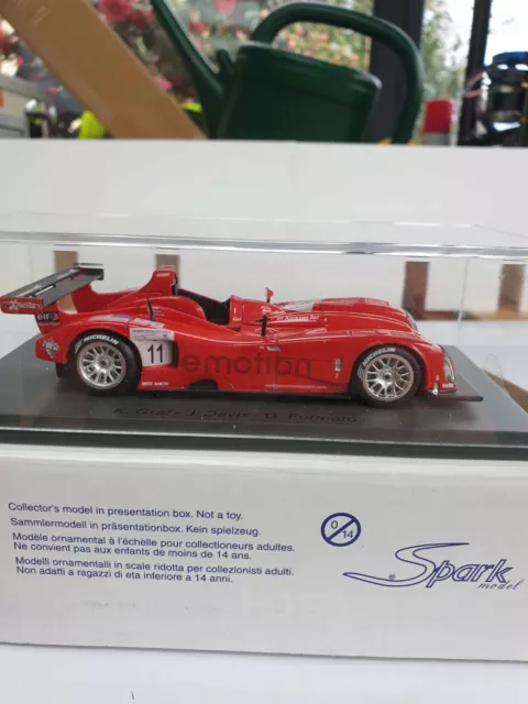 PANOZ LMP 007 #11 LE MANS 2001 Echelle 1/43 SPARK ETAT EXCELLENT