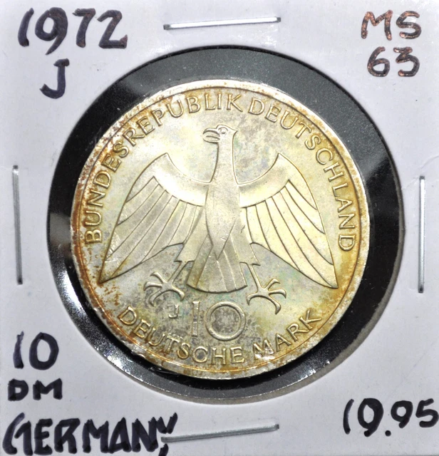 1972-J Germany 10 Mark - Olympic Games Munich