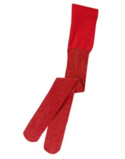 Gymboree Joyful Holiday Jester Red Lurex Tights 0 6 12 Nwt