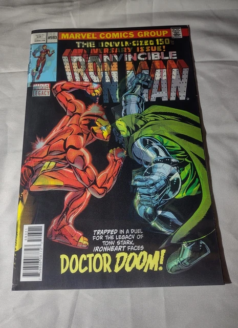 Invincible Iron Man #593 Comic Book 2017 Lenticular Cover Doctor Doom Comics