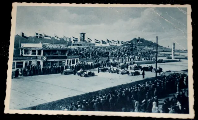60895 Ak Auto Courses de Moto Nürburgring Début De Voiture Pour Grand Prix 1940