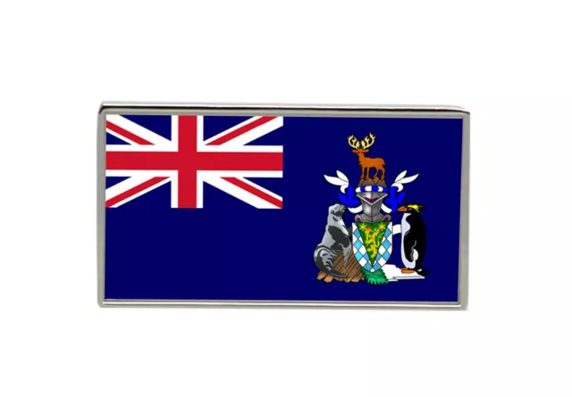 South Georgia and the South Sandwich Islands Flag Lapel Pin Badge
