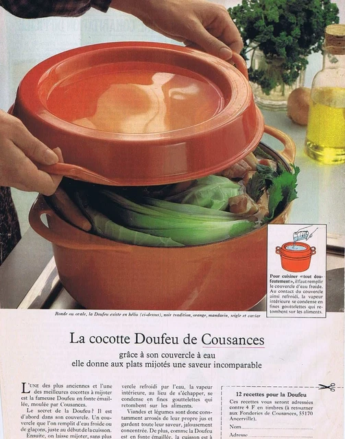 Cousances / Le Creuset - Poêle ronde Cocotte française N° 20 - Fonte