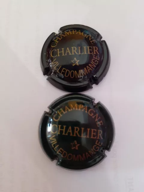 CAPSULE CHAMPAGNE Lot De 2 Capsules CHARLIER