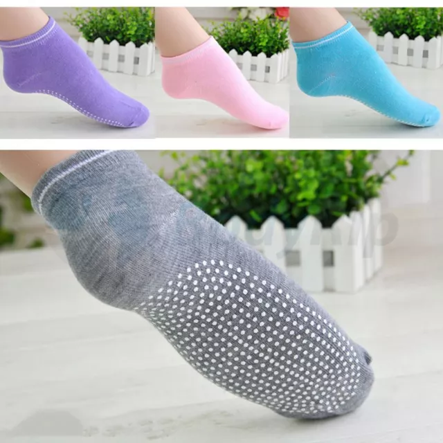 BodyRip Women's Fitness Yoga Socks Non Slip Grip One Size Cotton Pilates Massage