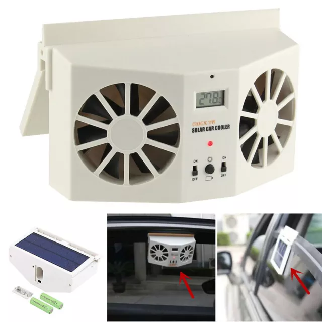 Mini Solar Powered Car SUV Window Air Vent Ventilator Air Conditioners Cool Fan Mini Solar Powered Car SUV Window Air Vent Ventilator Air Conditioners Cool Fan