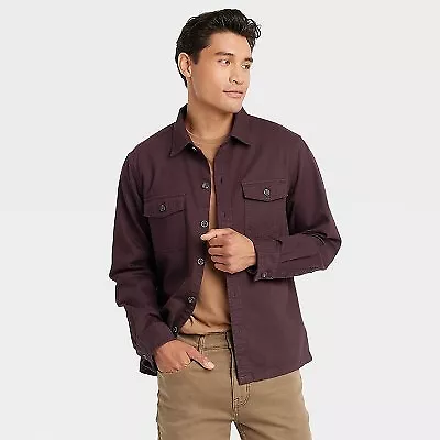 Men's Long Sleeve Collared Button-Down Shirt - Goodfellow & Co