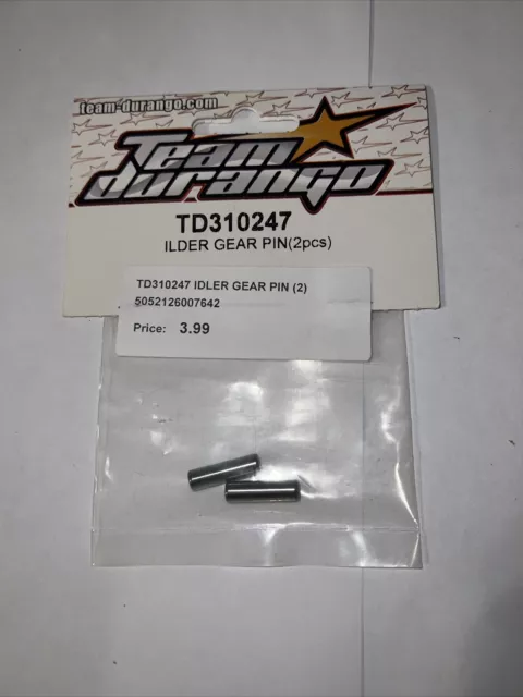 Team Durango RC Parts DEX210v3 Idler Gear Pin DEX210 (2) TD310247