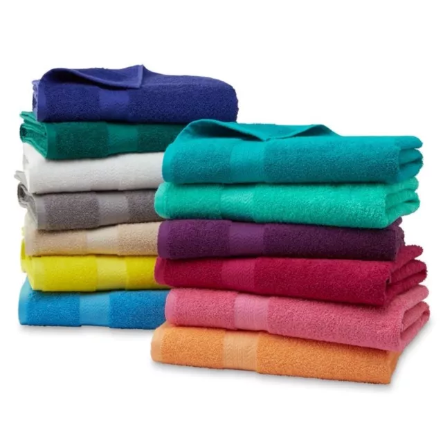 6x Pack Guest Small Hand Towels 100% Egyptian Cotton 30cm x 50cm Soft Quick Dry