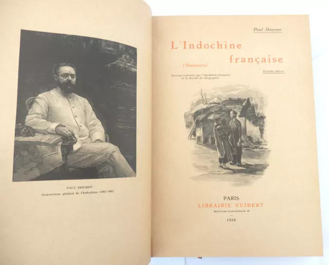 Doumer l'Indochine française 1930