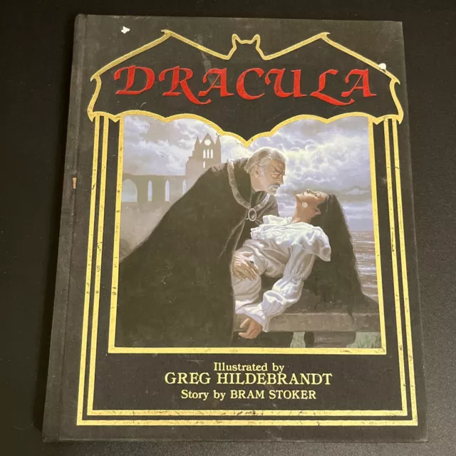 1985 Dracula, Illustrated By Hildebrandt Story By Bram Stoker. Unicorn Pub.book