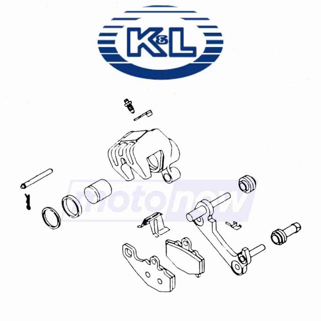 K&L Supply Front Brake Caliper Rebuild Kit for 1979 Yamaha XS650-2 Special rz