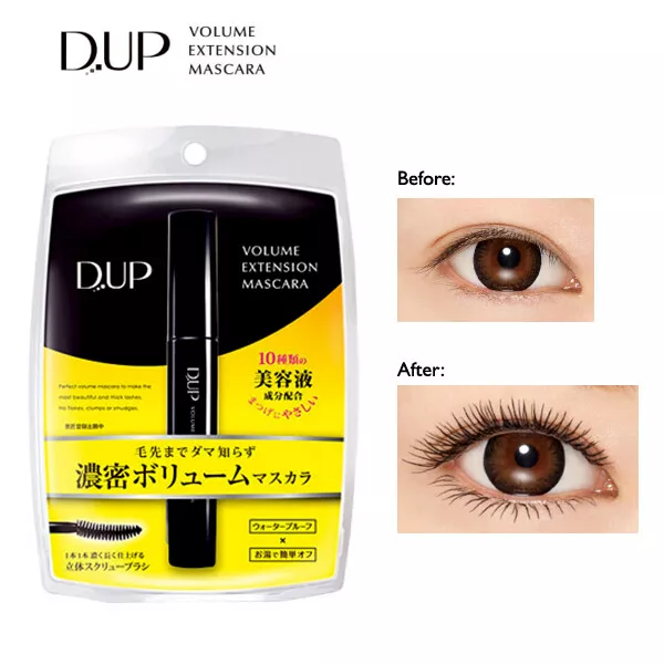 [ D-UP ] Parfait Extension Mascara Imperméable Mascara Volume 8g Japon Neuf