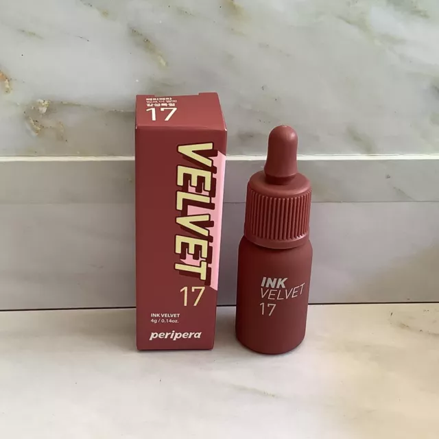 Tinte labial de terciopelo de tinta Peripera #17 rosado desnudo nuevo en caja vencimiento 12/25