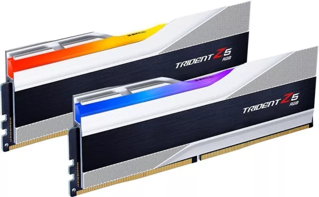 G.Skill Trident Z5 RGB silber 32GB DDR5-5600 RAM (2x16GB) CL36 Arbeitsspeicher