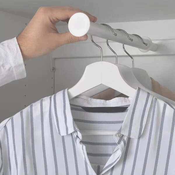 IKEA KOMPLEMENT PULL-OUT clothes rail, White 29 1/2x13 3/4 BRAND