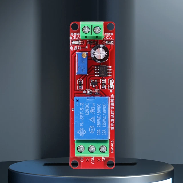 NE555 TIME RELAY Shield Module 0~10S Delay Timer Relay Switch Module ... image.