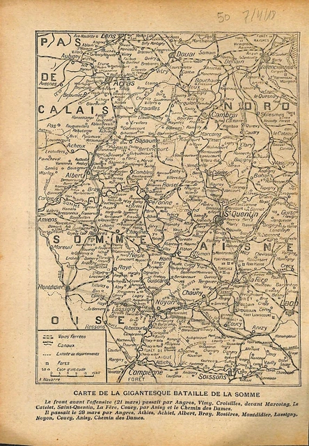 Gravure Originale 14-18 : Carte Panoramique De La Lorraine - Document Historique Guerre