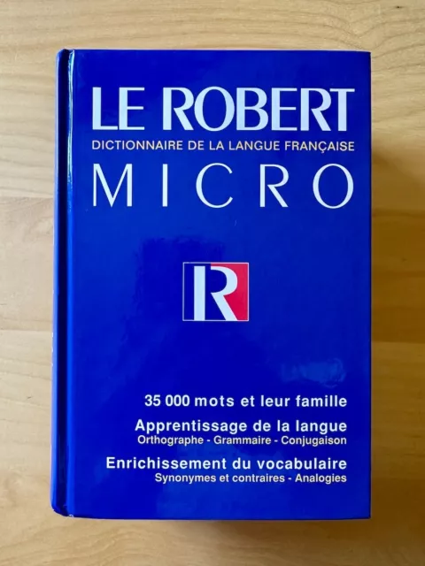 LE ROBERT MICRO - Dizionario Monolingua Francese - COME NUOVO EUR 11,90 -  PicClick IT