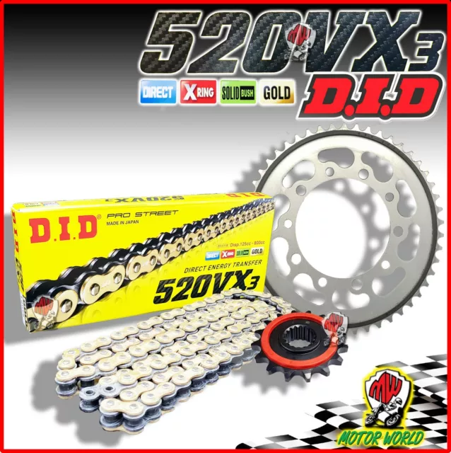 Kit Trasmissione Catena Did Corona Pignone -1 Ducati Monster 750 1998 1999