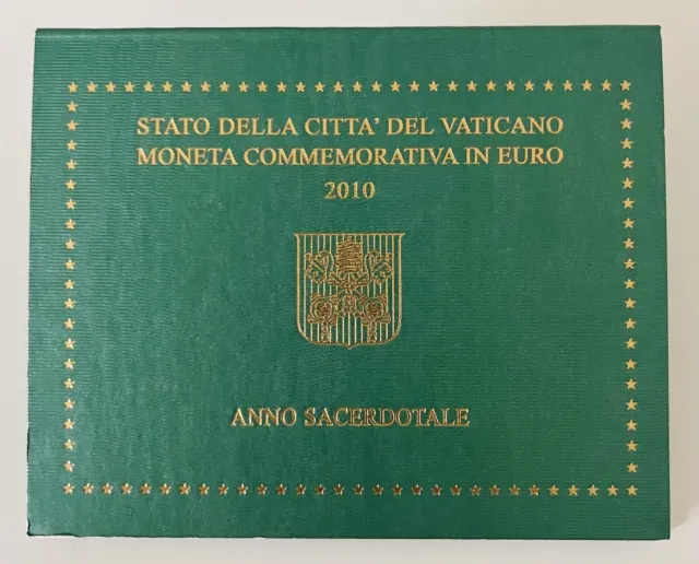 🇻🇦2 Euro BU Coincard Vatican 2010 - Année Sacerdotale🇻🇦