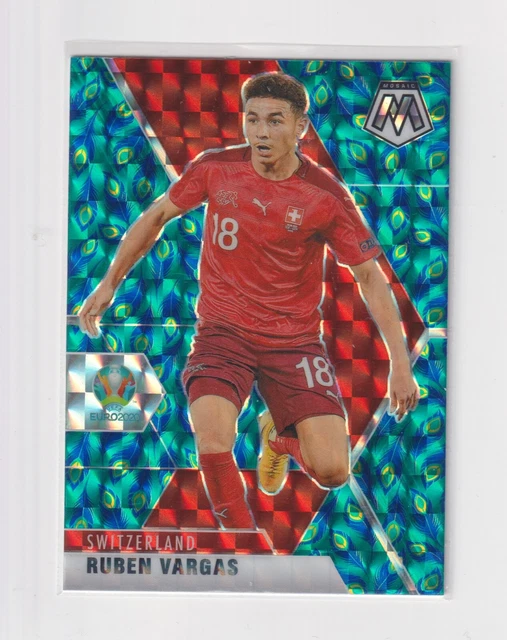 2021 Panini Mosaic UEFA Euro 2020 Choice Peacock Prizm