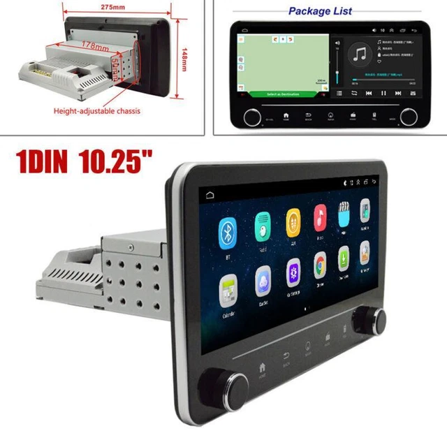 Universal 10.25"Radio Android9.1 GPS Navigation 1G+16G MP5 Player WiFi Quad Core