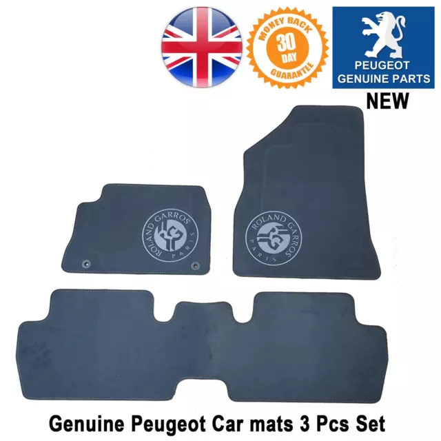 PEUGEOT 3008 CAR Mats Mat Carpets Floor Roland Garros Genuine