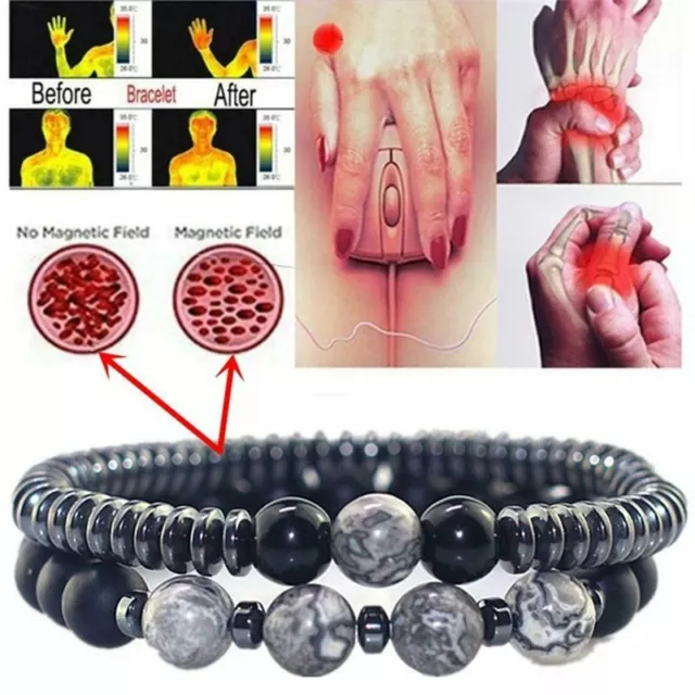 GEMTUB Natural Certified 8mm Beads Black tourmaline bracelet magnetic Bio  Magnetic Energy Bracelet health medical magnetic 4 in 1 energy bracelet EMF  protection : Amazon.in: Health & Personal Care