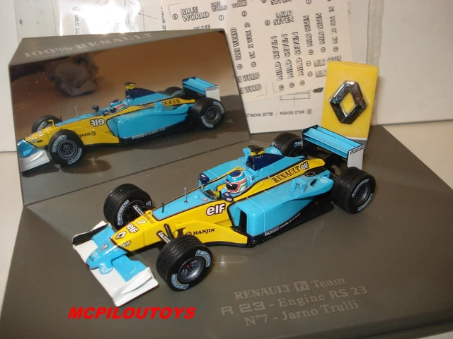 Trulli 2002 Renault R202 universal hobbies miniature F1 1/18 - Collection