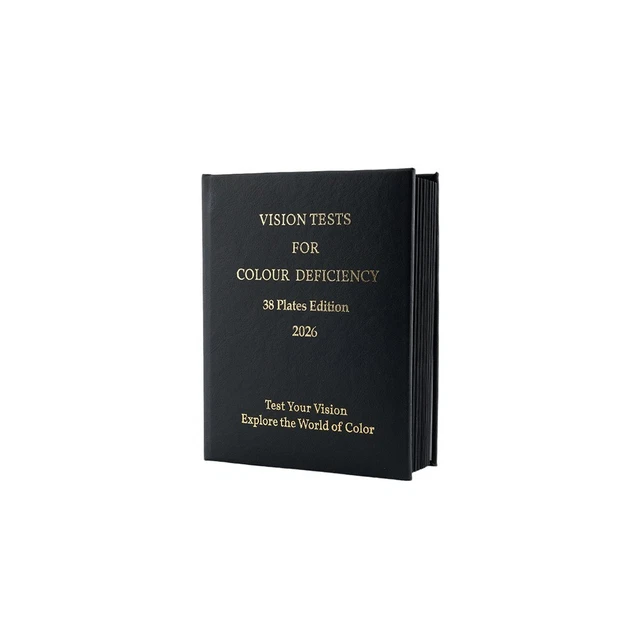 ISHIHARA 2026 COLOR Blindness Screening Book with 38 Diagnostic Test ...