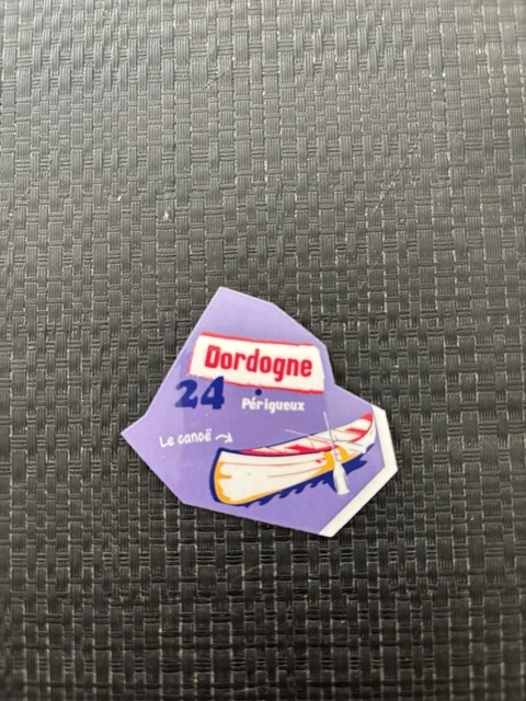 2 Aimants Forme Écusson - Département 24 DORDOGNE - Blason Magnétique 4x5cm
