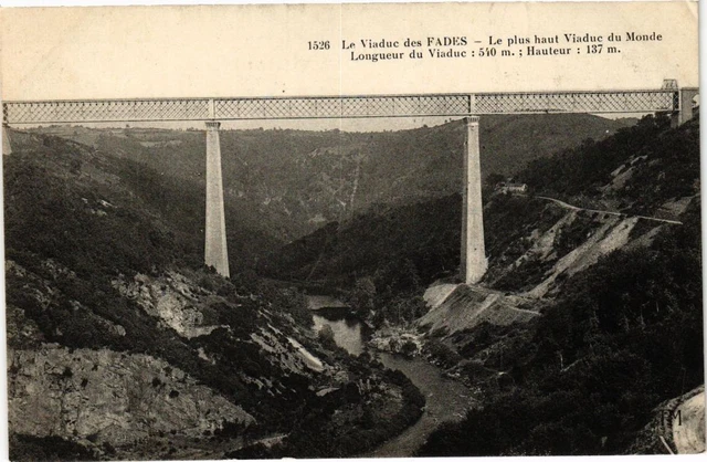 CPA Le Viaduc des FADES - Le plus haut Viaduc du Monde.Longueur du (222074)