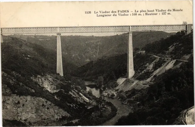 CPA Le Viaduct des FADES - The tallest viaduct in the world.Length of (222074)