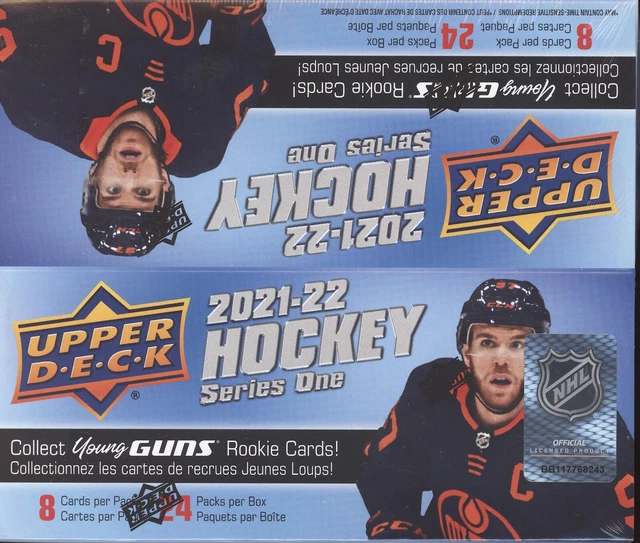 2021-22 Upper Deck UD Series 1 HOCKEY Factory Sealed 24 Pack RETAIL Box NHL