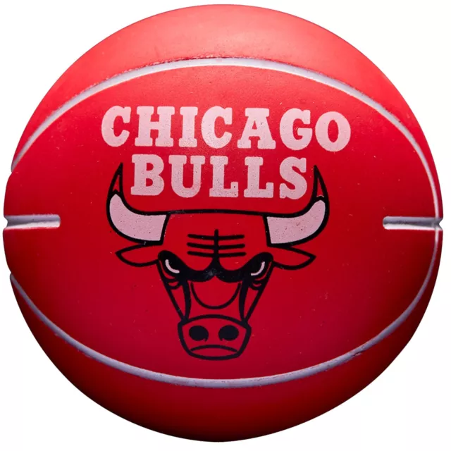 Basketballs Unisex, Wilson NBA Dribbler Chicago Bulls Mini Ball, red