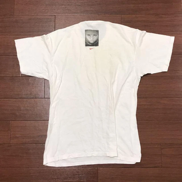 Vintage Tiger Woods Golf Nike Tee T Shirt Size M Made In Usa White Vintage