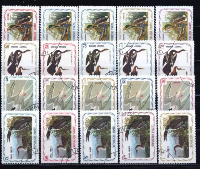 République d'Haïti timbres oblitérés lot 02