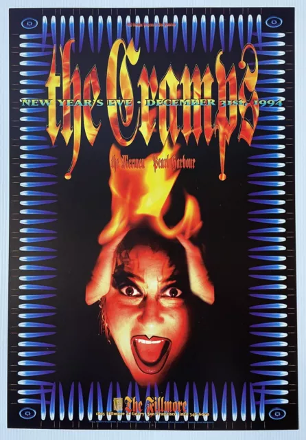 The Cramps Concert Poster 1994 F-174 Fillmore The Cramps Concert Poster 1994 F-174 Fillmore