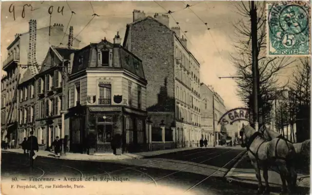 CPA AK VINCENNES Avenue de la République (672298)