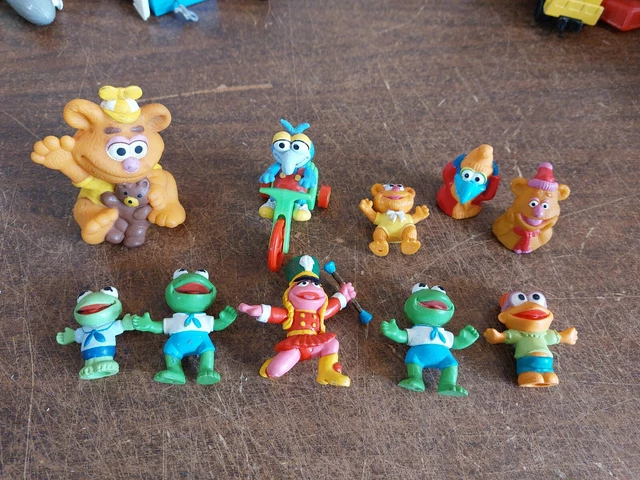 VINTAGE MUPPET BABIES Lot Gonzo Tricycle Bike McDonalds Fozzie Kermit Skeeter