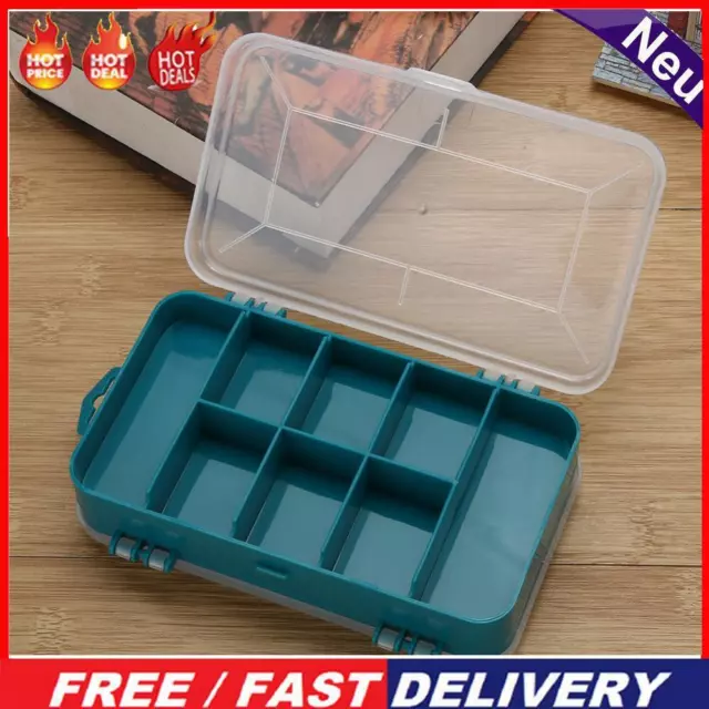 Plastic Tool Boxes Case Double-side Green Small Components Tool Storage Box