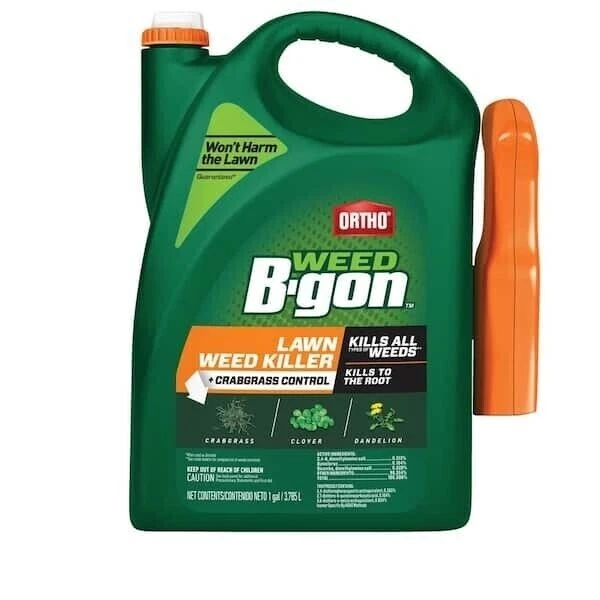 Weed B-gon Lawn Weed Killer Ready-To-Use plus Crabgrass Control, 1  Gal.