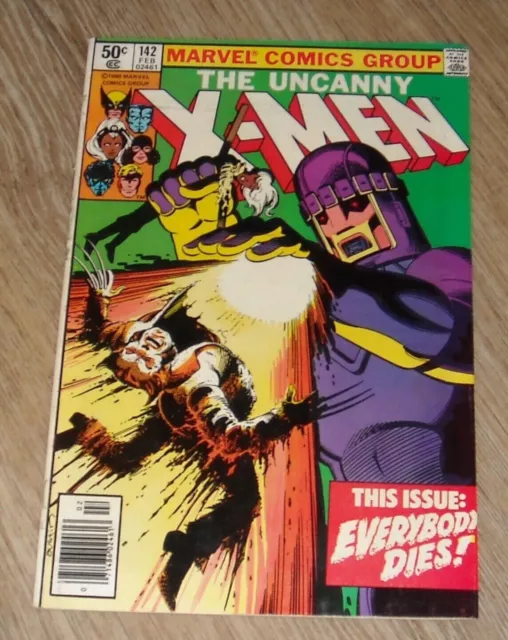 Uncanny X-Men #142, FN+ 6.5, Days of Future Past; Death of Wolverine